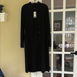 LOFT Black Long Sleeve Mock Neck Sweater Dress🌿